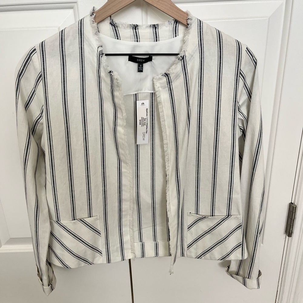 DREW light weight striped blazer